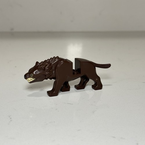 Lego figure warg dark - figure, brown